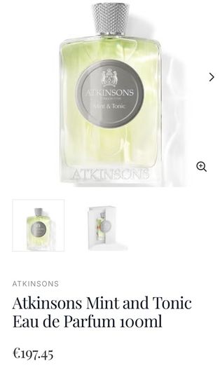 Atkinsons Mint and Tonic Eau de Parfum 100ml new