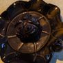 Brown Glazed Pottery Incense/trinket Dish/ashtray Ruffled 4 inches Image 4