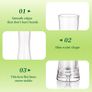 Brand New Hewory Flower Vase Modern Set of 3 Glass Vases, Image 3