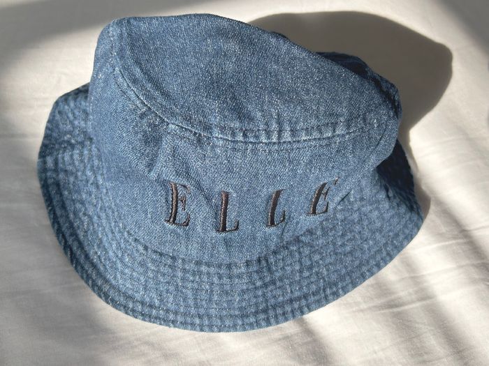 ELLE Women's Ladies Denim Bucket Hat