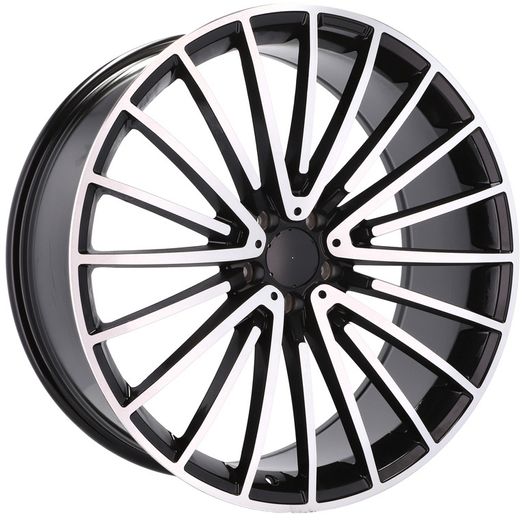 21" S AMG black Alloy Wheels Mercedes Audi Seat Skoda Vw 5x112