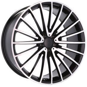 21" S AMG black Alloy Wheels Mercedes Audi Seat Skoda Vw 5x112