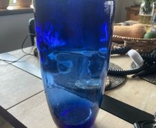 beautiful glass vase