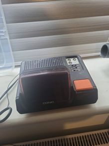 Vintage digital clock radio