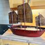 Metal Ship Ornament - Copper/Red colour Image 2
