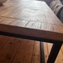 Large Bespoke Solid Wood & Steel Coffee Table Image 6