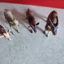 3 GOAT MINIATURE plus one deer Farm Animals Figurine Image 5