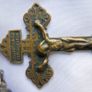 Antique  Rosary necklace pendant L-26" Image 4