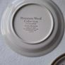 Vintage Mountain Wood Collection Stoneware Plates Set of 4 Japan Image 2