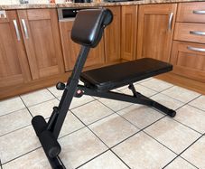 Multifunction Workout Bench, Preacher Pad, Abs, Weights, Roman Chair.