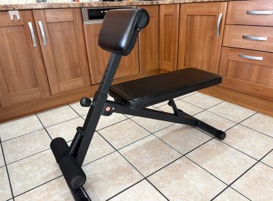 Multifunction Workout Bench, Preacher Pad, Abs, Weights, Roman Chair.