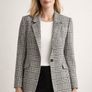 BRAND NEW Ladies Check Blazer: Size 8 (also suit 10 big fitting) Image 2