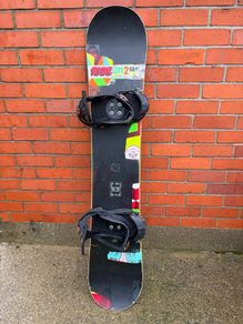 Ride Snowboard 156 Wide with Burton Mission bindings