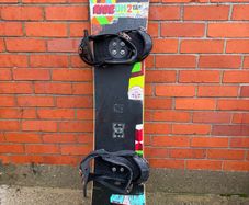 Ride Snowboard 156 Wide with Burton Mission bindings