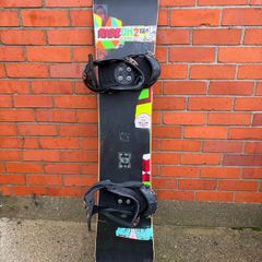 Ride Snowboard 156 Wide with Burton Mission bindings