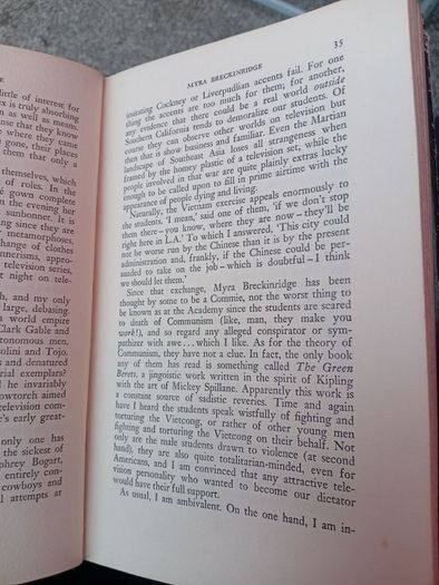 Myra Breckinridge.  Gore Vidal