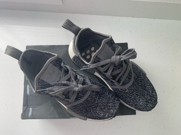 adidas NMD_R1 Glitch Camo Grey / Black (Size UK 8 / EU 42)