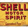 Shell oil Classic car garage tin metal sign Image 2