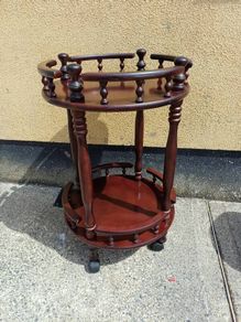 Vintage Mahogany Drinks Trolley