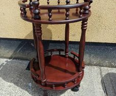 Vintage Mahogany Drinks Trolley