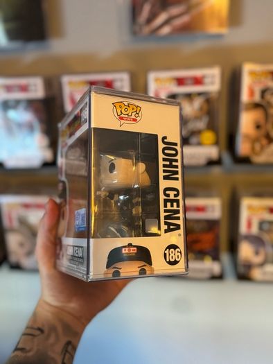 John Cena Signed Autograph WWE Funko Pop 186 The Last Wrestlemania