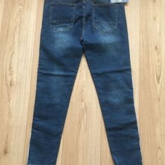 Melbourne designer denim cotton jeans 34 waist elasticated and 27 inch leg new with tags FREE STANDARD POSTAGE INCLUDED