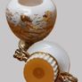 Vintage "Pallini Attiki" Greek Enamel Perfume Bottle Image 2