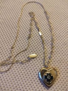 Pilgrim heart locket pendant necklace