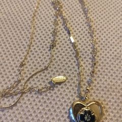 Pilgrim heart locket pendant necklace