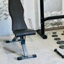 Adjustable Rack Bench Cast Iron Weights Barbell Dumbbells Image 7