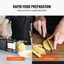 Electric French Fry Cutter, Potato Slicer with 1/2-Inch and 3/8-Inch Stainless Steel Blades, Potato Cutter Chopper w/ Anti-slip Feet, Great for Potato, French Fries, Cucumber, Vegetables, Carrot Image 5