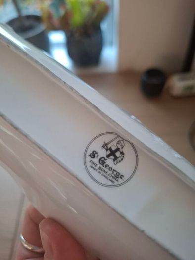 St. George Fine Bone China Trinket Tray