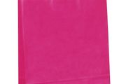 Lot of 20 paper carrier bags Bright pink top quality 100gr 24cm x 31cm x 11cm with twisted handles