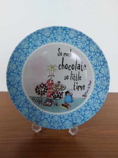 Johnson Bros. Born To Shop Ceramic Dessert Plates x 3