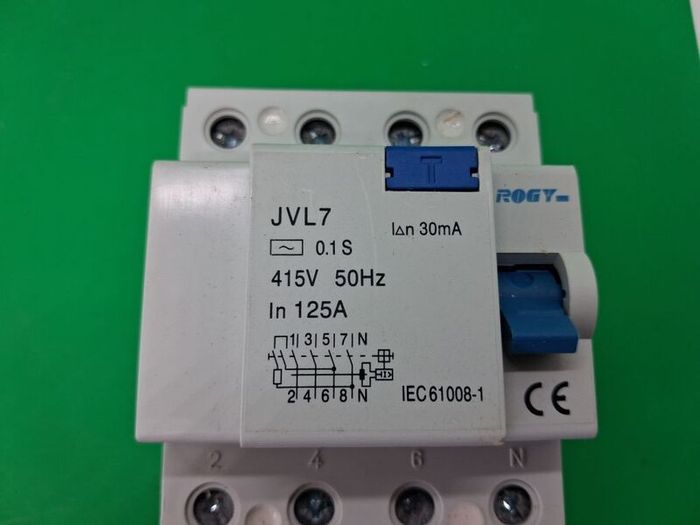 Postage - Circuit Breaker 125A 30mA 4P 230v - 415v