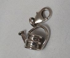 Sterling silver charm - Watering can