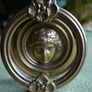 Antique  Heavy Brass Door Knocker Image 2