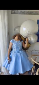Confirmation dress blue
