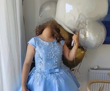 Confirmation dress blue