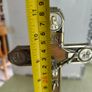 Rare find Crucifix of Lourdes, Art Deco period from the 1920s Materials: Metal Image 4