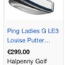 Ping GLe 3 Louise Ladies Putter Image 5
