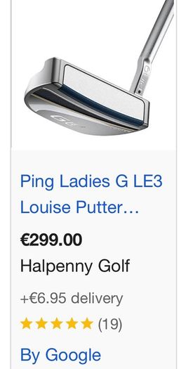 Ping GLe 3 Louise Ladies Putter