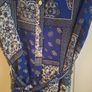 Blue and white tile print tunic Image 2