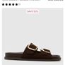 Brown Birkenstock style sandal Image 2