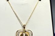 Diamond Heart Windmill Necklace