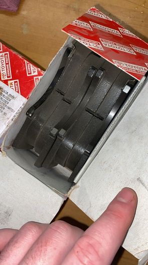 Genuine Toyota land cruiser brake pads