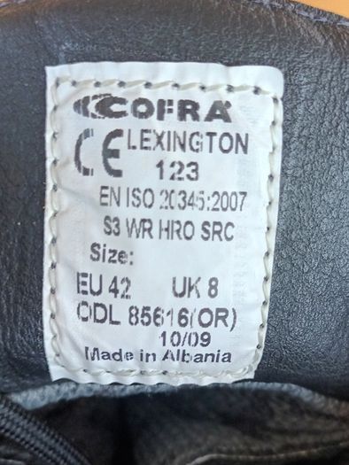 Cofra Safety Boots 8UK