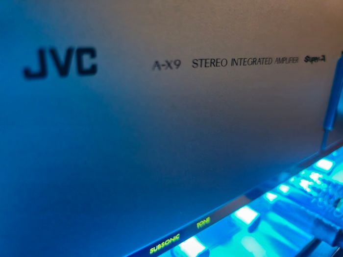 Jvc A-x9 Hi-end Power Amplifier New Capacitors Only One In Europe
