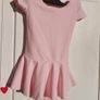 5-6 Y Light Pink Girls Short Sleeve Skirted Leotard Image 2
