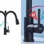 Kitchen Taps Mixer 4 Modes Kitchen Sink Taps with Pull Out Spray Single Handle 360 Degree Swivel Kitchen Faucet for Hot&Cold Water Modern Basin Mixer Tap for Kitchen Sink, Matte Black (FREE POSTAGE) Image 7